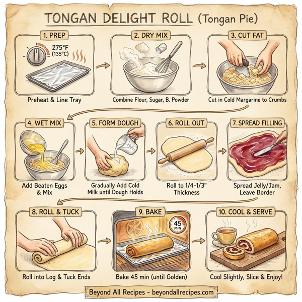 Tongan Delight Roll instructions