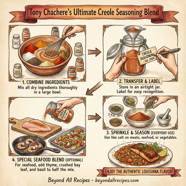 Tony Chachere's Ultimate Creole Seasoning Blend instructions
