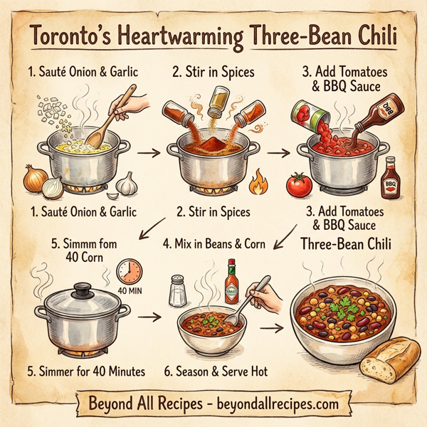Toronto's Heartwarming Three-Bean Chili instructions