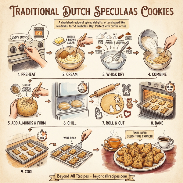 Traditional Dutch Speculaas Cookies instructions