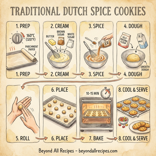 Traditional Dutch Spice Cookies instructions