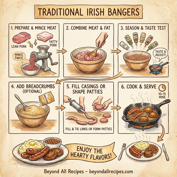 Traditional Irish Bangers instructions