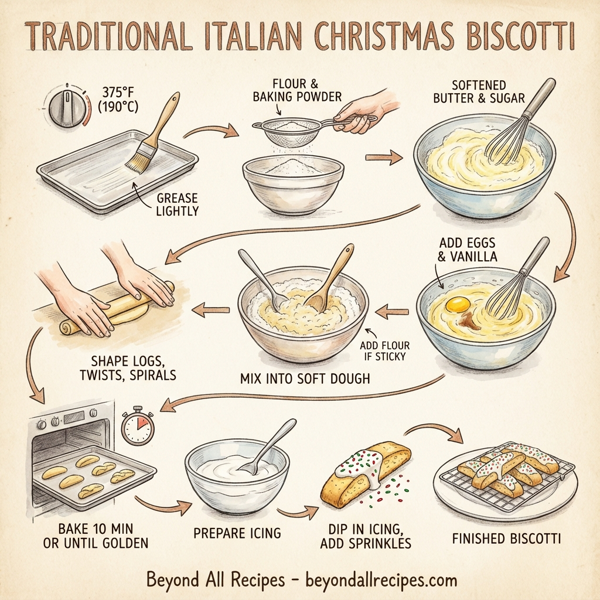 Traditional Italian Christmas Biscotti instructions