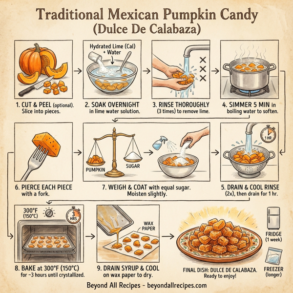 Traditional Mexican Pumpkin Candy (Dulce De Calabaza) instructions
