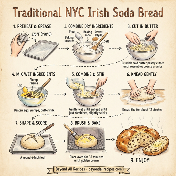 Traditional NYC Irish Soda Bread instructions