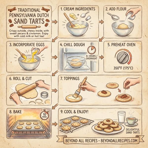 Traditional Pennsylvania Dutch Sand Tarts instructions
