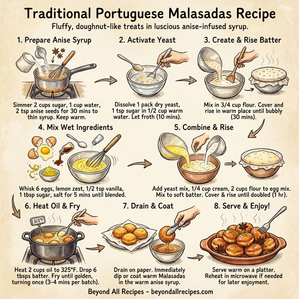 Traditional Portuguese Malasadas instructions