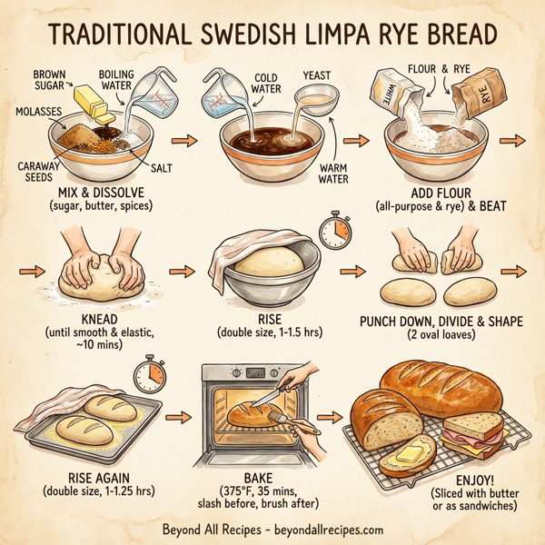 Traditional Swedish Limpa Rye Bread instructions