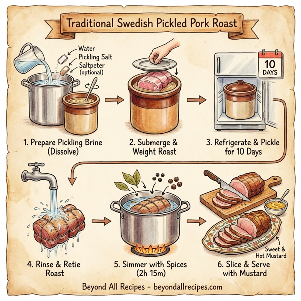 Traditional Swedish Pickled Pork Roast instructions