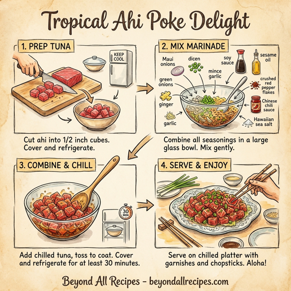 Tropical Ahi Poke Delight instructions