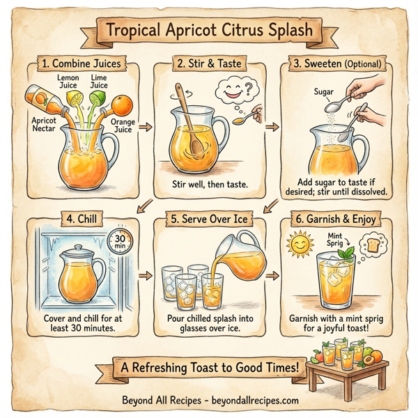 Tropical Apricot Citrus Splash instructions