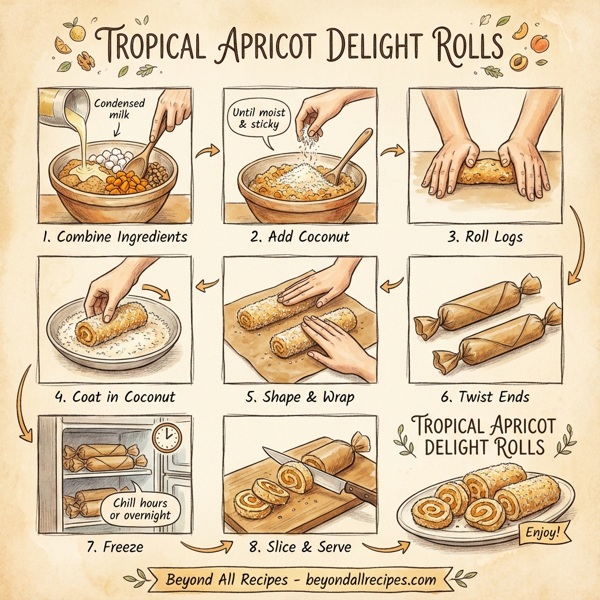 Tropical Apricot Delight Rolls instructions