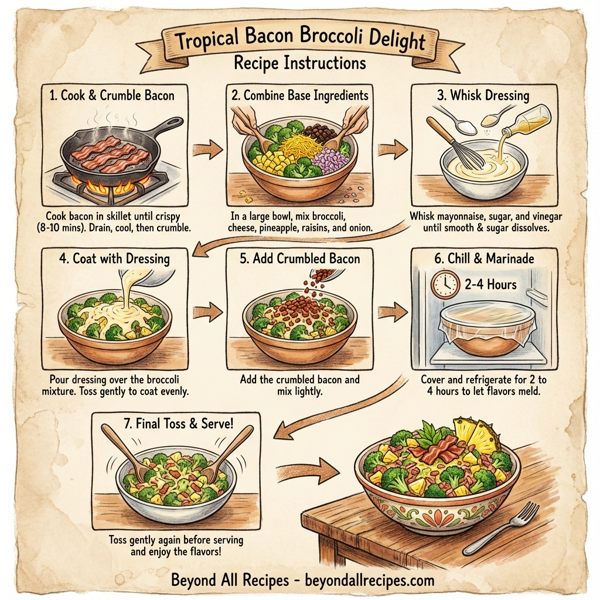 Tropical Bacon Broccoli Delight instructions