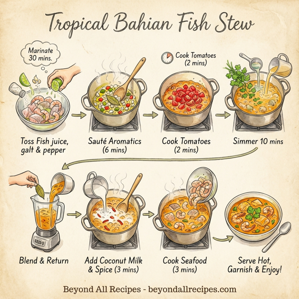 Tropical Bahian Fish Stew instructions