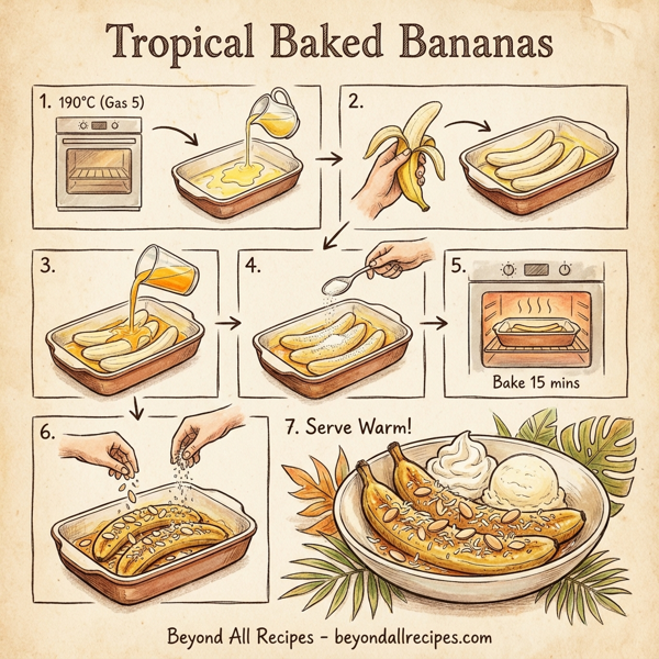 Tropical Baked Bananas instructions
