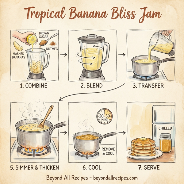 Tropical Banana Bliss Jam instructions