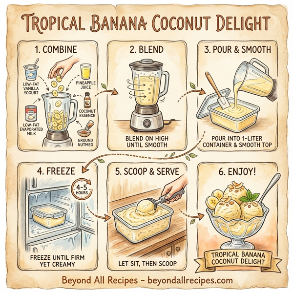 Tropical Banana Coconut Delight instructions