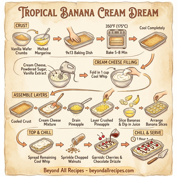 Tropical Banana Cream Dream instructions