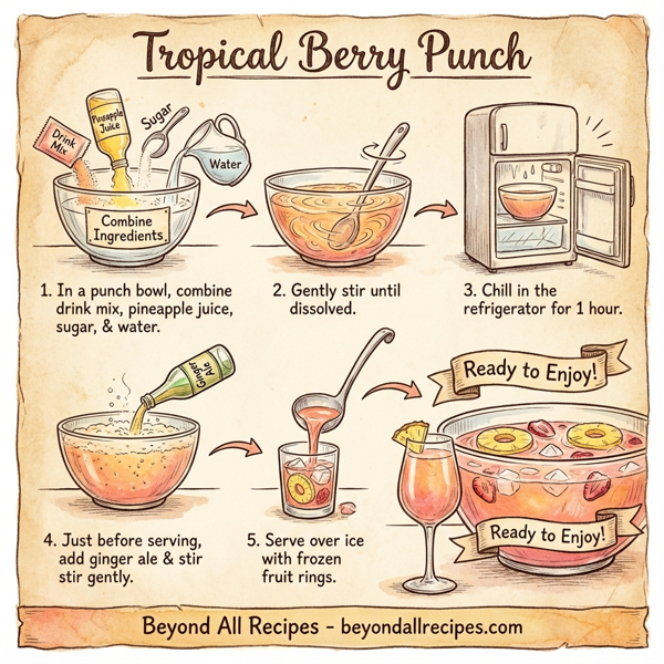 Tropical Berry Punch instructions