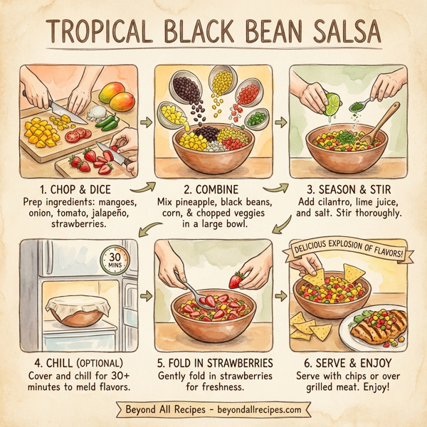 Tropical Black Bean Salsa instructions