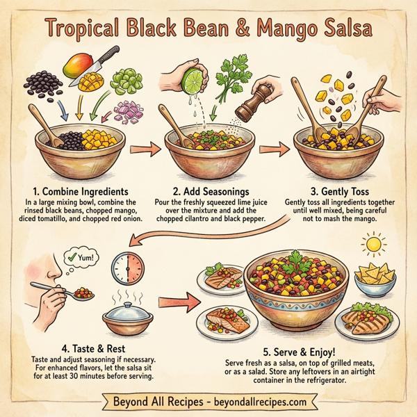 Tropical Black Bean & Mango Salsa instructions