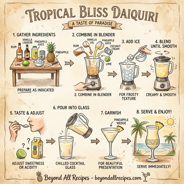 Tropical Bliss Daiquiri instructions