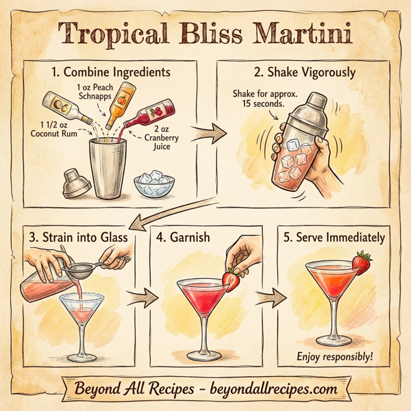 Tropical Bliss Martini instructions