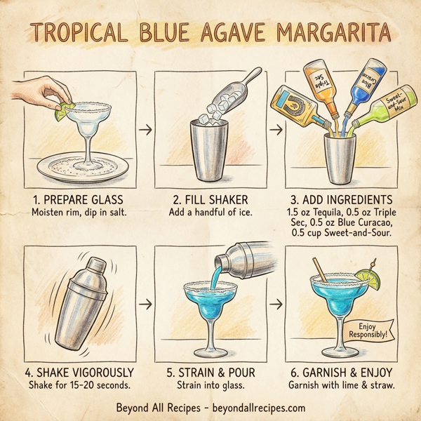 Tropical Blue Agave Margarita instructions