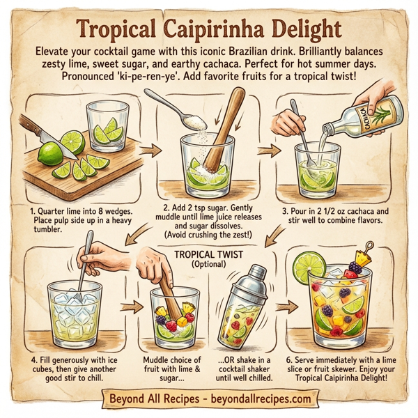 Tropical Caipirinha Delight instructions