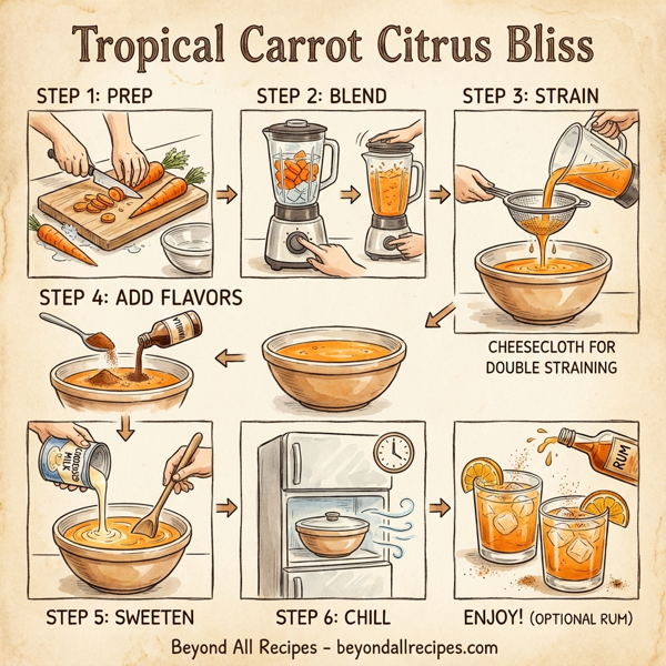 Tropical Carrot Citrus Bliss instructions