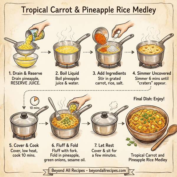 Tropical Carrot and Pineapple Rice Medley instructions