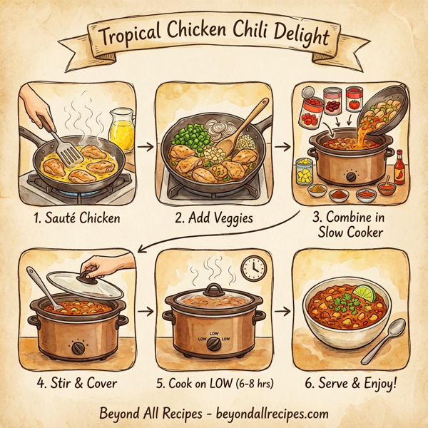 Tropical Chicken Chili Delight instructions
