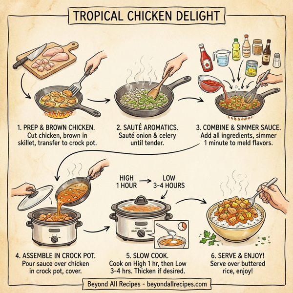 Tropical Chicken Delight instructions