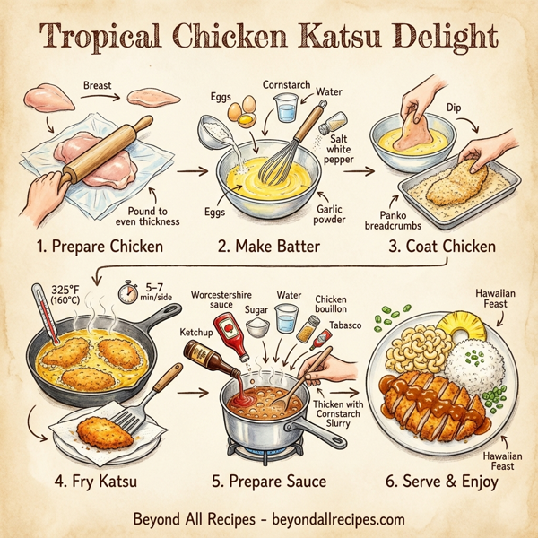 Tropical Chicken Katsu Delight instructions