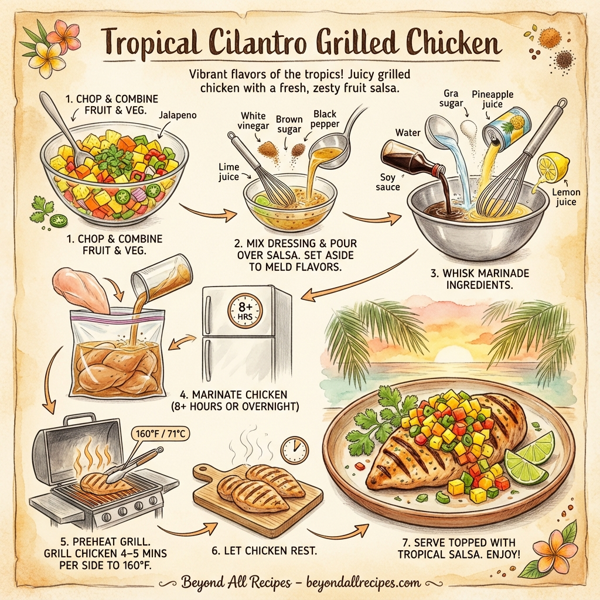 Tropical Cilantro Grilled Chicken instructions
