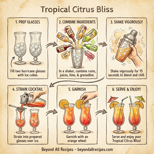 Tropical Citrus Bliss instructions