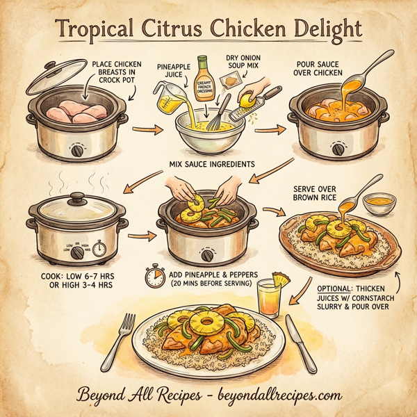 Tropical Citrus Chicken Delight instructions