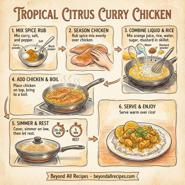 Tropical Citrus Curry Chicken instructions