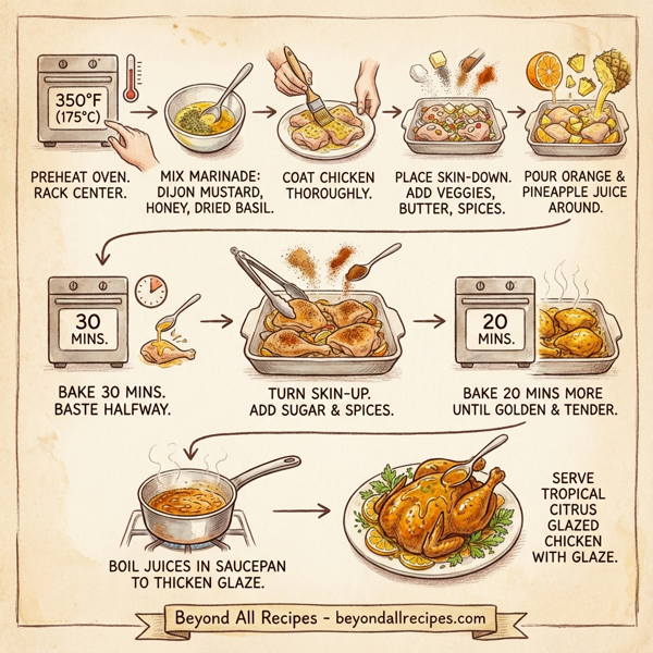 Tropical Citrus Glazed Chicken instructions
