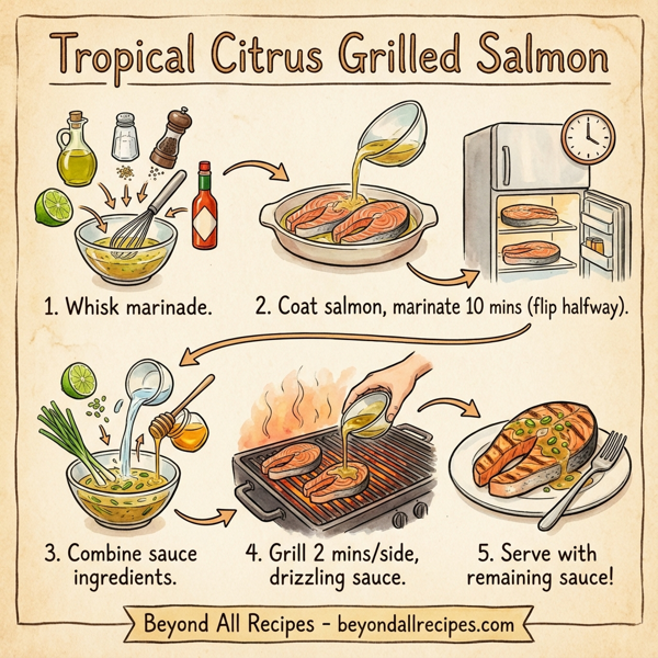 Tropical Citrus Grilled Salmon instructions