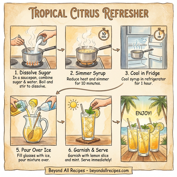 Tropical Citrus Refresher instructions