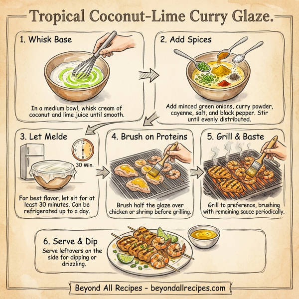 Tropical Coconut-Lime Curry Glaze instructions