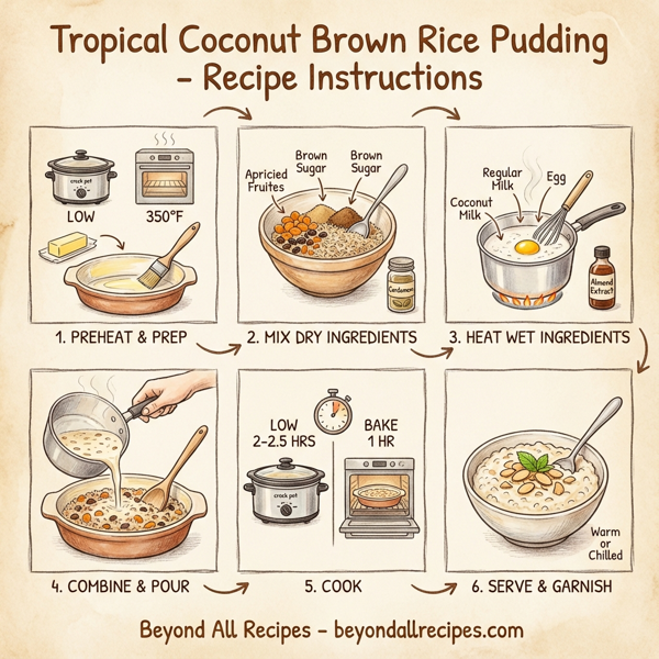 Tropical Coconut Brown Rice Pudding instructions