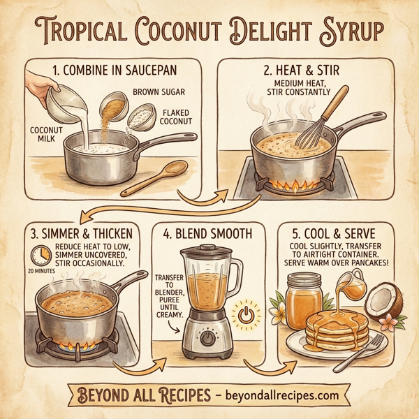 Tropical Coconut Delight Syrup instructions