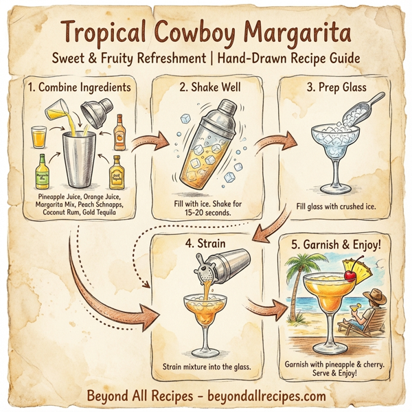 Tropical Cowboy Margarita instructions