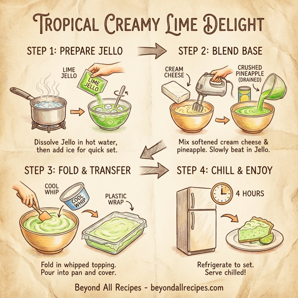 Tropical Creamy Lime Delight instructions