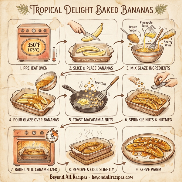 Tropical Delight Baked Bananas instructions