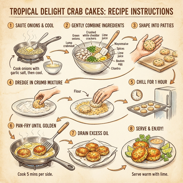 Tropical Delight Crab Cakes instructions