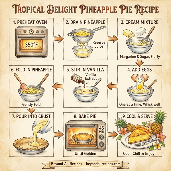 Tropical Delight Pineapple Pie instructions