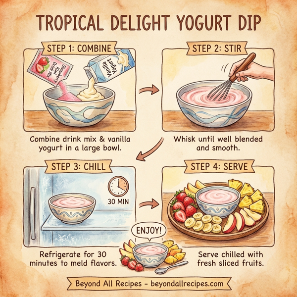 Tropical Delight Yogurt Dip instructions